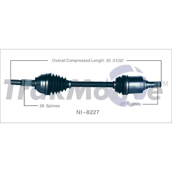 Surtrack Axle Cv Axle Shaft, Ni-8227 NI-8227 - main
